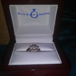 Silver & Diamond Ring